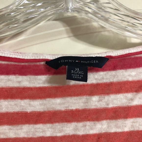 ****SOLD*****Linen Tommy Hilfiger t-shirt - Picture 5 of 7